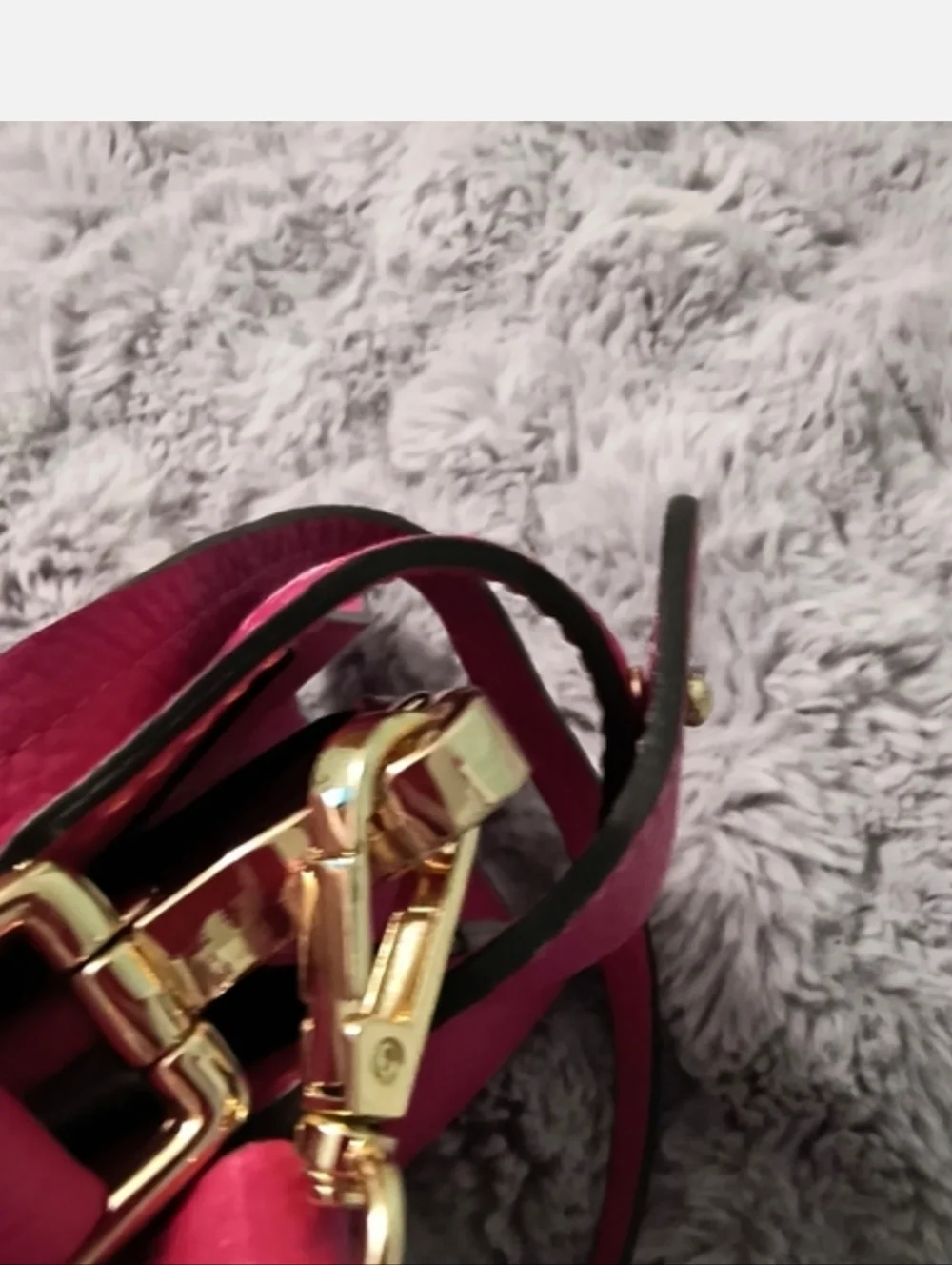 Toro Firenze Italian Double Compartment Leather Pink Bag